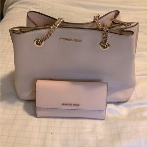 Michael Kor shoulder bag with matching wallet